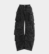 Featherlight Longline Cargo Carpenter Wide Denim