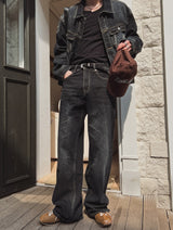 Theron Deep Washing Denim Pants