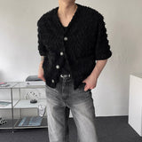タップキンダーVネック半袖ジャケット (2 colors)