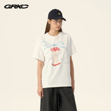 リラックスドTシャツウィズアンアップル