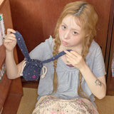 star bunny pouch navy