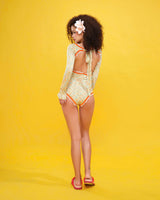Long sleeve knitted bodysuit - LÚM BODYSUIT