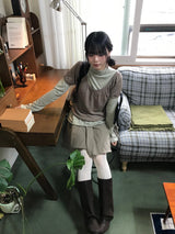 スモアパンチングニット