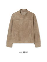 LMN Martin YKK Suede Biker Jacket (3 colors)