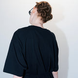 Box tied tee black