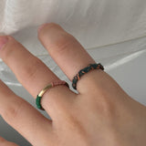 レターリング / [CCNMADE] LETTER RING 2 (Purple)