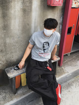 ロックルド ヒューマン プリント 半袖Tシャツ 3C