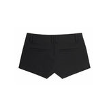 LOW-RISE SHORT PANTS (BLACK)