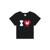アイラブキャットクロップTシャツ