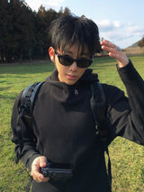 ベローストリッピードデニムパンツ