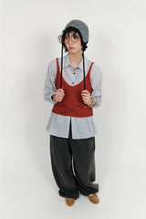 Cloudy Striped Blouse(2color)