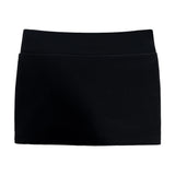 Brushed.ver Four Seasons Low Rise Banding Mini Skirt (Black)