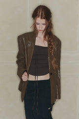MIDNIGHT BLAZER brown
