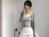 chiffon layered skirt