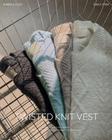 Alpaca knit vest