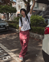 サマーバゲットパラシュートカーフェンダーパンツ (3 color)