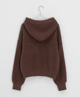 Itol Cable Hood Knit Cardigan