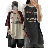 CLOCK COLORED RAGAN 半袖Tシャツ