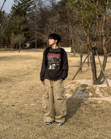 Utility Patch Wide Cargo Pants
