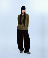 MULTI UTILITY CARGO PANTS (BLACK)