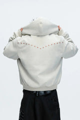 Faux Wolf Fur Puffer Jacket