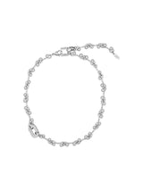 NO.599 [SILVER] ツーホールドボールネックレス