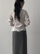 [FW/Setup Available] ボカシボタンロングスカート