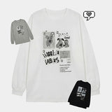 トートキュートダイドプリントスウェットシャツ