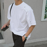 [A-T0317] リベットポイント半袖Tシャツ