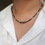 レイヤードメンズビーズネックレス_CLEF シンコポーズネックレス