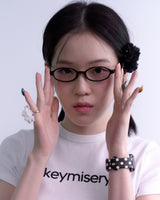 Keymisery スモールロゴTシャツ (ホワイト)