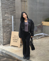 Vintage crop jacket