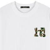 DOT HOLY LOGO SLIM FIT SHORT SLEEVE TEE_WHITE&CAMOUFLAGE