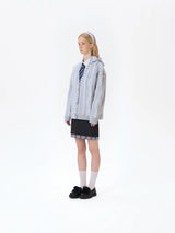 13DE MARZO Bear Yarn Weave Cardigan Blue