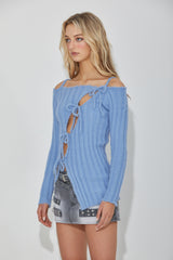 SLOT CARDIGAN