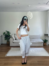 puff capri pants
