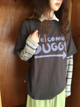 【即日発送】YWD WELCOME T-SHIRTS_CHARCOAL (1color)