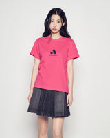 25FW WOMAN A SYMBOL SHORT SLEEVE T-SHIRT HOT PINK