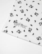 BEAR WAFFLE TEE (WHITE)