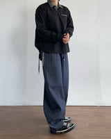 ビエリストライプデニムパンツ