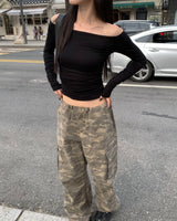 Off shirring T