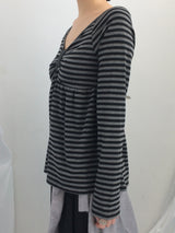 Ribbon Stripe Loose Top