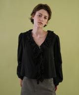 Elen ruffle blouse 