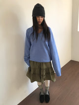 PREP Vネックニット（8color)