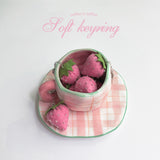 [soft keyring] shining berry (pink)