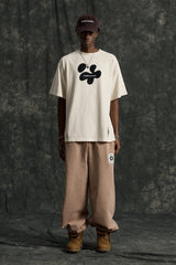 ロゴピグメントTシャツ (Cream)