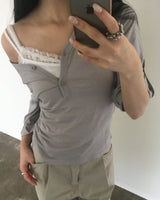 Turning Roll-Up 7-Sleeve T-Shirt
