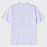 Sky Blue Classic Big Logo Crew Neck White Short Sleeve T-shirt [Unisex]