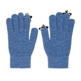 Star Wool Gloves [Blue Leopard]