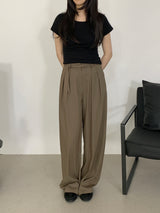 [1+1] ルエル ラウンドネック半袖Tシャツ